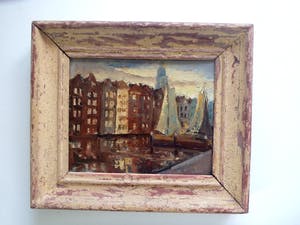 Frits Giltay - Zeilboten in stadshaven kopen? Bied vanaf 120!