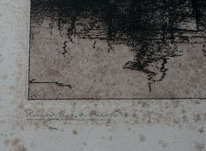 Ruurd van den Berg - Ets: Oud Rijswijk kopen? Bied vanaf 20!