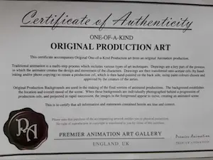 Matt Groening - originele productietekening The Simpsons, ingelijst + Certificaat kopen? Bied vanaf 70!