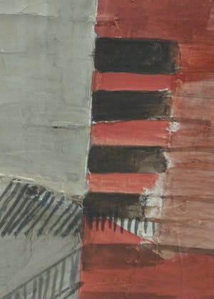 Jo Manders - 'Kompositie II' - Olieverf 1974 kopen? Bied vanaf 350!