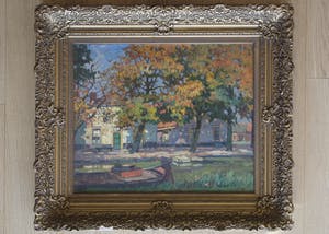 Ben Viegers - olieverf op doek, boerderij kopen? Bied vanaf 500!