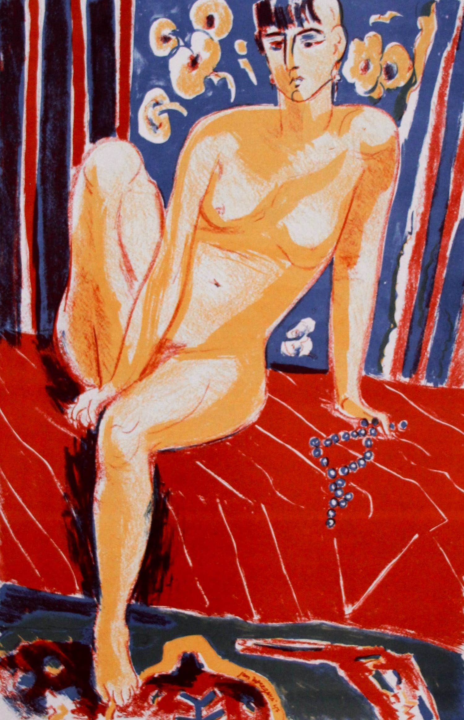 Jan Wiegers - Litho: Naakt kopen? Bied vanaf 99!