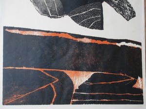 Guillaume Le Roy - Abstract - Houtsnede kopen? Bied vanaf 35!