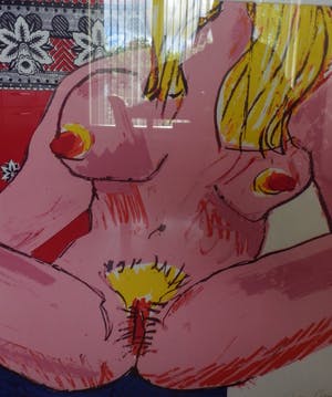 Jan Cremer - Kleurenzeefdruk BALLERINA-P Handgesigneerd in prachtige lijst!!! kopen? Bied vanaf 475!