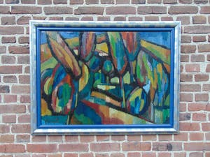 Piet van Deursen - Landschap Frankrijk No. 1 kopen? Bied vanaf 95!