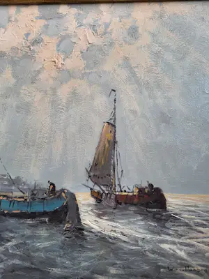 Willem Hendrik van Norden - Platbodems op IJsselmeer. kopen? Bied vanaf 145!