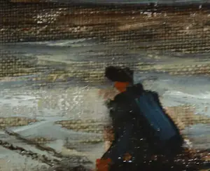 Wim Bos - Olieverf op doek, Havengezicht. kopen? Bied vanaf 1!