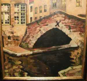 Jules Verstraeten - "Uitzicht op Brugge/De Brug" kopen? Bied vanaf 125!