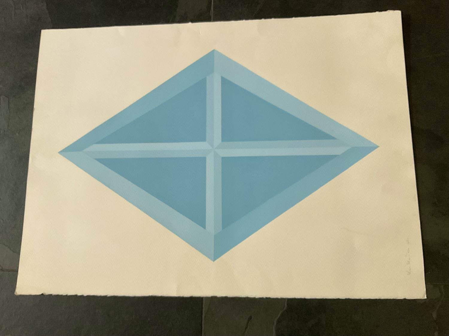 Kees Roovers - Abstracte geometrische compositie kopen? Bied vanaf 150!