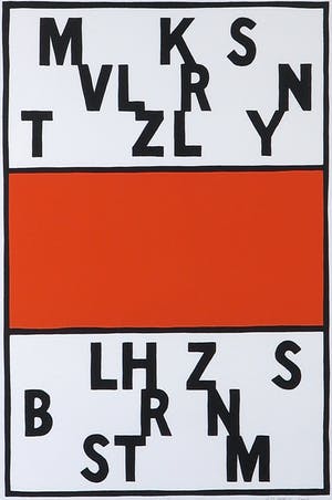 Gijs Dragt - Zeefdruk, Zonder titel - Ingelijst kopen? Bied vanaf 20!