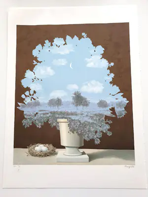 Rene Magritte - Le pays des miracles (78x56 cm) kopen? Bied vanaf 550!