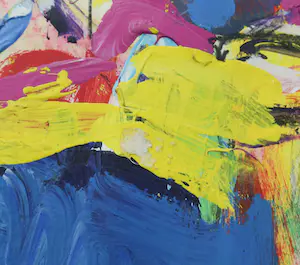 Niet of onleesbaar gesigneerd - Acryl op papier, Abstracte compositie kopen? Bied vanaf 1!