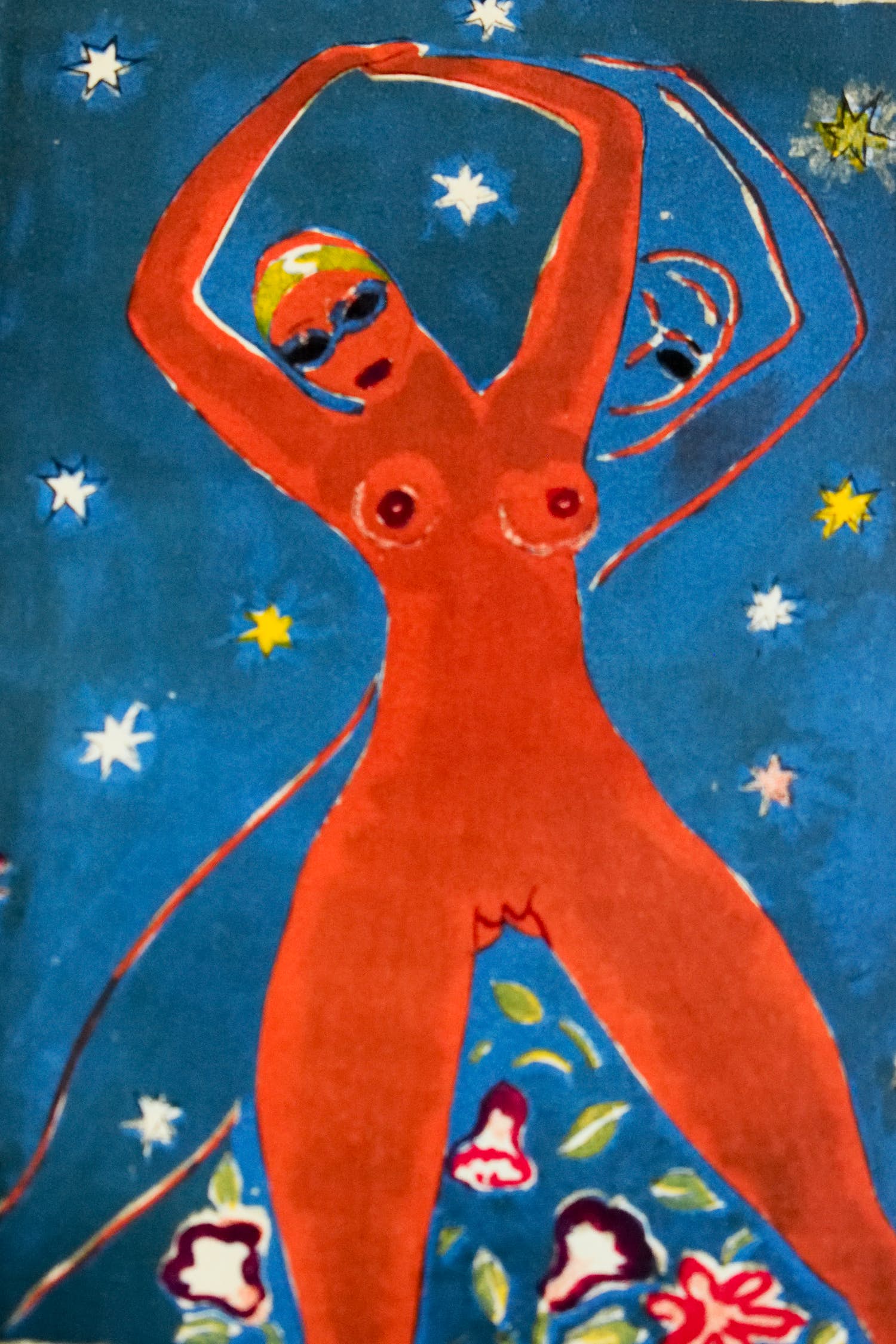 Kees van Dongen - Houtgravure - La Nuit - 1955 verkocht voor € 50!