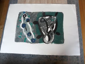Piet Warffemius - Zeefdruk, Titel. Slangenkracht 1 kopen? Bied vanaf 25!