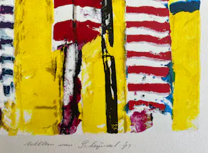 Willem van Scheijndel - handgesigneerde zeefdruk | 'Moeders met kinderen' | 1993 kopen? Bied vanaf 20!