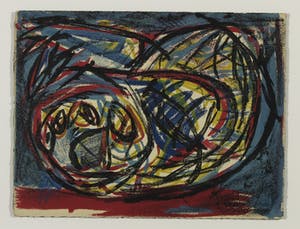Karel Appel - Litho uit de uitgave Rhapsodie de ma nuit - Ingelijst kopen? Bied vanaf 1!