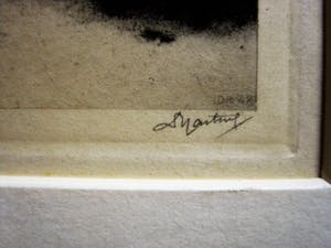 Dirk Harting - Meesterlijk Etser - Willink van Collenprijs 1913 - "Duinlandschap" gesigneerd kopen? Bied vanaf 10!