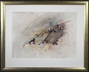 Antonio Poioumen - Aquarel, Winter - Ingelijst kaufen? Bieten Sie von 50!