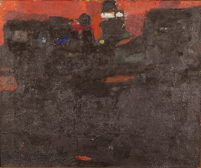 Kornelius Hendrikus Dorre - Stad - Olieverf op doek - gesigneerd r.b. - herkomst BKR Amsterdam - 1966 kopen? Bied vanaf 10!