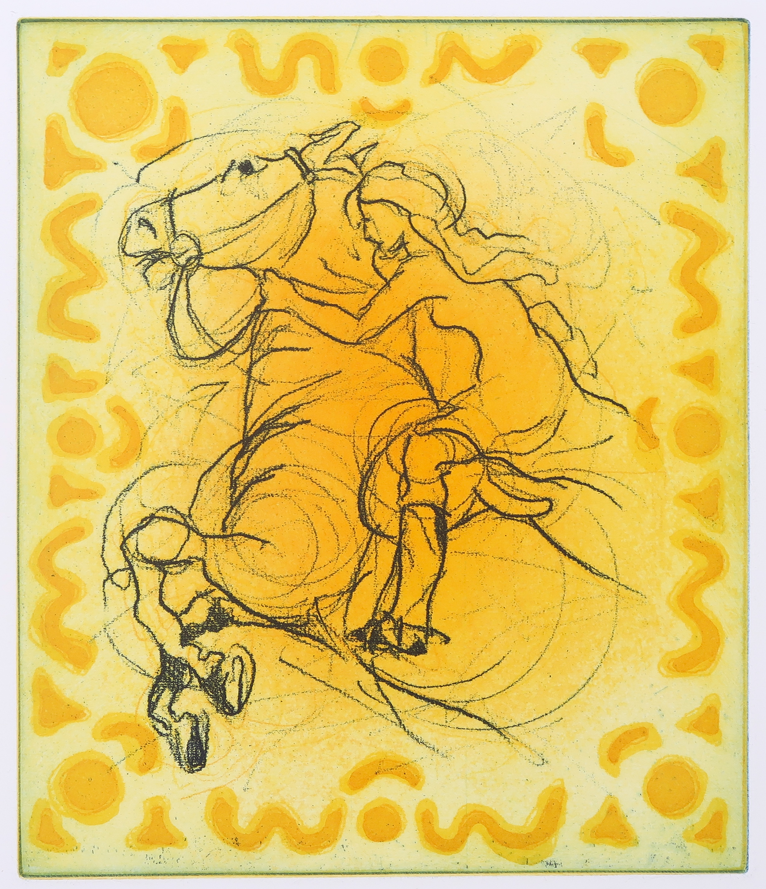 Ronald Tolman - Grafiek Nu & Poëzie - Ets en aquatint + gedicht van Esther Jansma kopen? Bied vanaf 35!