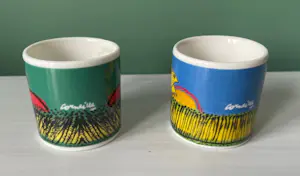 Corneille - Drinkglas "Smaak in Kunst no5" en twee eierdoppen kopen? Bied vanaf 1!