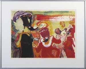 Luis Filcer - Zeefdruk, Carnaval ll - Ingelijst kopen? Bied vanaf 1!