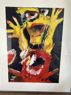 Charlotte Molenkamp - Kleurenzeefdruk ‘Dansend kind ‘ kopen? Bied vanaf 125!