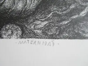 Oscar Camilo De Las Flores - Litho "Maternidad" kopen? Bied vanaf 25!