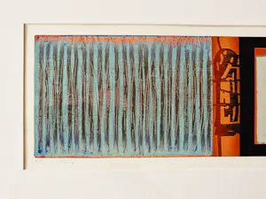 Rita Lentz - in zeer kleine oplage (6/10) handgekleurde houtdruk - in nette alu lijst kopen? Bied vanaf 55!