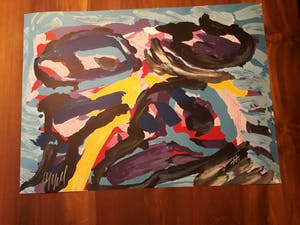 Karel Appel - 3 faces into clouds kopen? Bied vanaf 365!