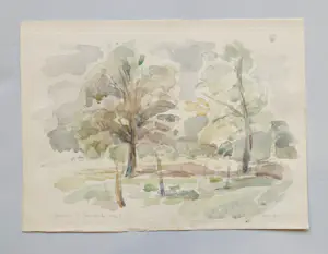Buy Peter Schenk - Landschap met bomen? Bid from 35!