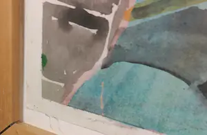 Henri de Haas - Kapitaal drieluik in aquarel, De straat - Ingelijst kopen? Bied vanaf 450!