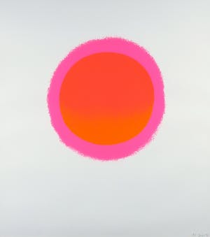 Rupprecht Geiger - Gesigneerde zeefdruk uit kalender - Ingelijst (Groot) kopen? Bied vanaf 1!