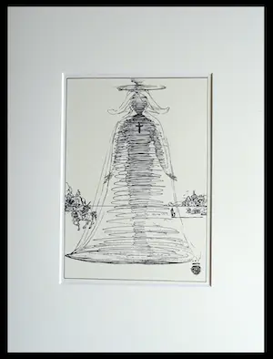 Salvador Dali - Engel Gabrielle 1944 - druckgesigneerd oplage 2.500 kaufen? Bieten Sie von 85!