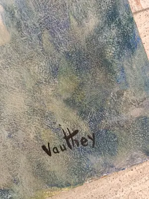 Pierre Vauthey - 2 vrouwen in boslandschap kopen? Bied vanaf 50!