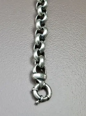 zilveren jasseron schakel armband kopen? Bied vanaf 125!
