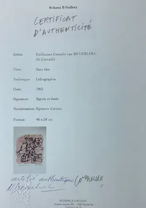 Corneille - Sans titre kopen? Bied vanaf 375!