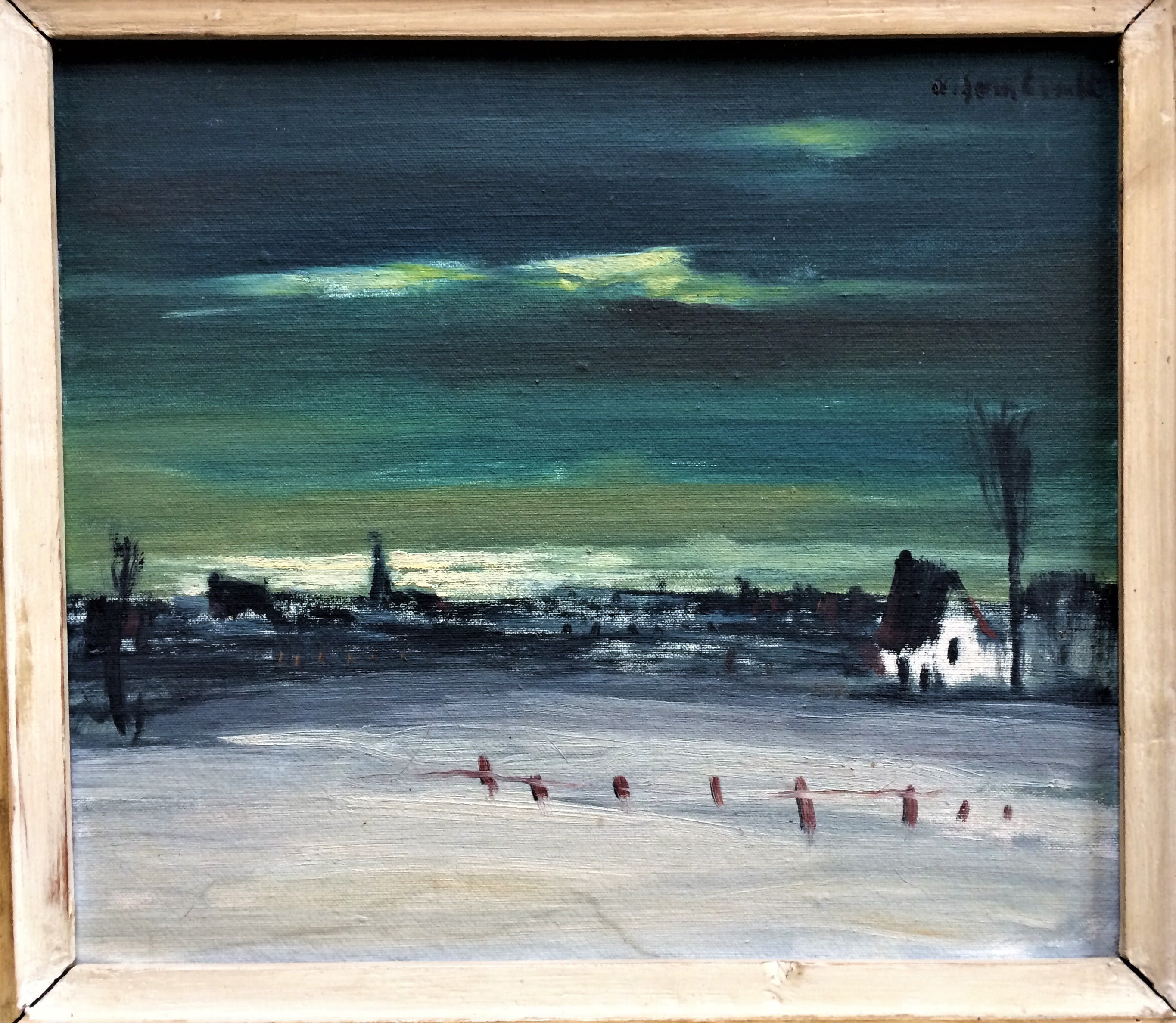 Arthur Lambrecht - (1904 - 1983) - Winterlandschap  kopen? Bied vanaf 49!