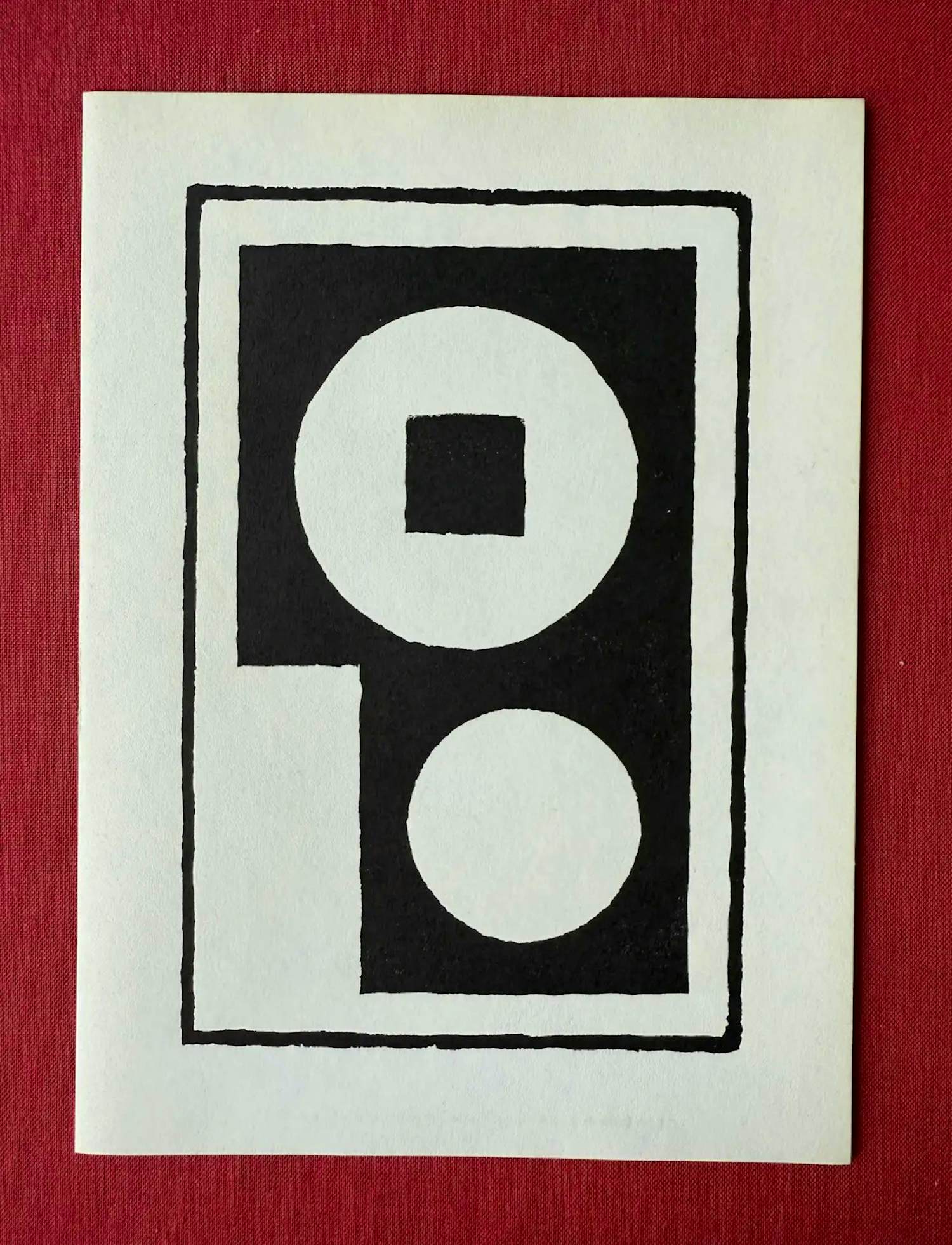 Erich Buchholz - Zwei Kreise mit Quadrat, Original-Holzschnitt 1922 kopen? Bied vanaf 100!