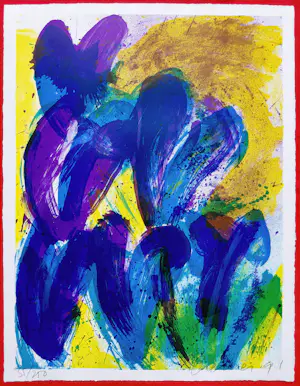 Jan Cremer - Tulpen, litho kopen? Bied vanaf 150!