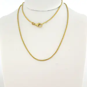 14k geelgouden slangen collier - 4.1 gram - 50 cm lang kopen? Bied vanaf 365!