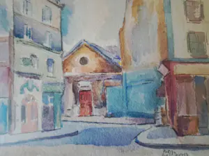 Nico Berkhout - Parijs - Rue st. Jacques . kopen? Bied vanaf 175!