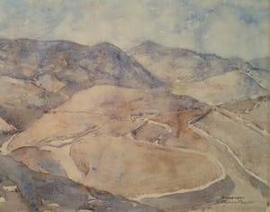 Frans Funke - landschap Grieks eiland Amorgos kopen? Bied vanaf 10!