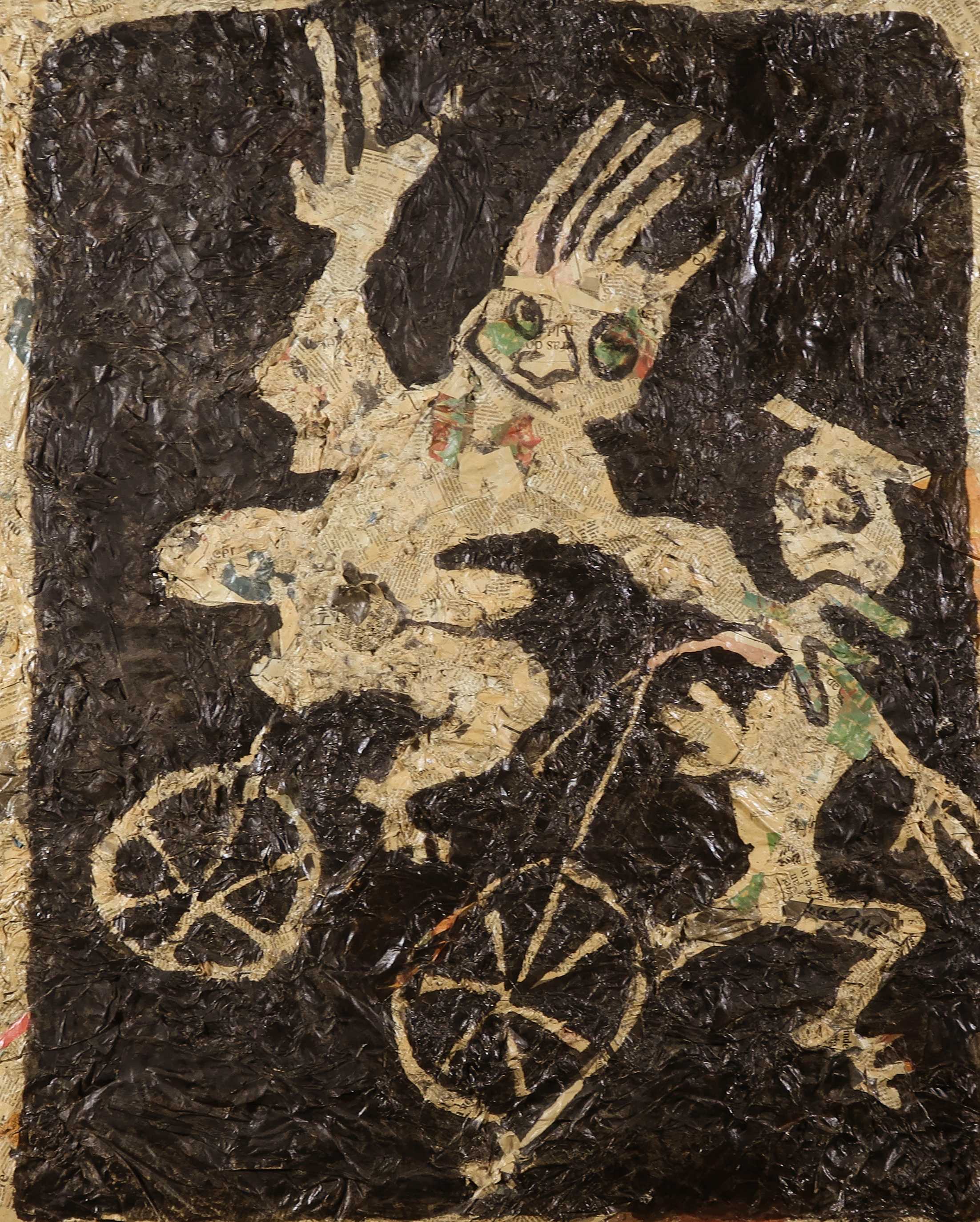 Niet of onleesbaar gesigneerd - Gemengde techniek, I want to ride my bike kopen? Bied vanaf 1!