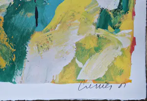 Jan Cremer - Zeefdruk: 'Fiume Azzuro' (2001). kopen? Bied vanaf 250!