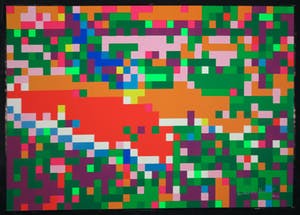 Henk van der Vet - Zeefdruk, Zonder titel kopen? Bied vanaf 1!