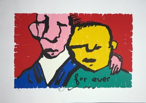 Herman Brood - Zeefdruk, For ever (Groot) kopen? Bied vanaf 200!