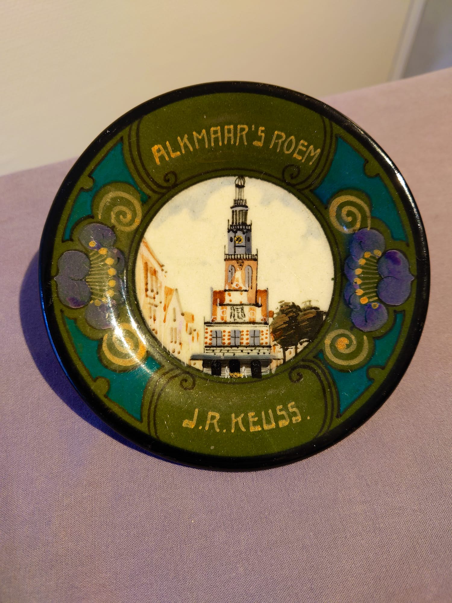 Vest Keramiek Gouda - Wand bord Gouda Ivora Verkocht | Kunstveiling.nl
