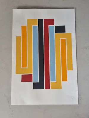 Siep van den Berg - Drie Zeefdrukken 1953, 1982, 1998 en vier gedichten kopen? Bied vanaf 70!