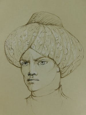 Leonor Fini - Man with turban kopen? Bied vanaf 25!